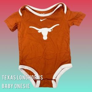Infant Nike Orange Texas Longhorns Football Baby Onsie 6/9 Months
